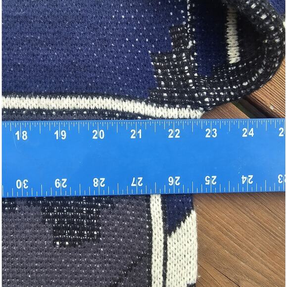 Vintage Piermonte 90s Geometric Crewneck Sweater XL Cosby Grandpa Retro - Picture 4 of 5